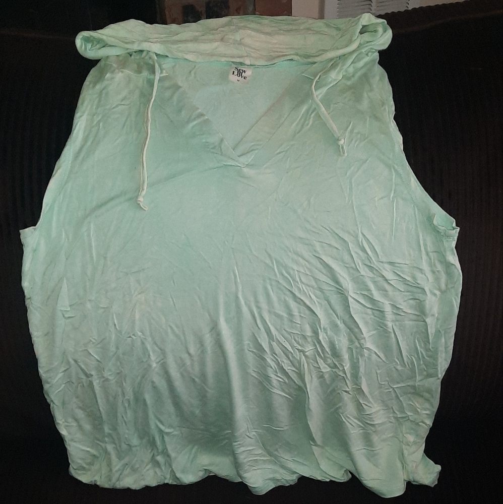 Sew In Love Mint Green Sleeveless Top